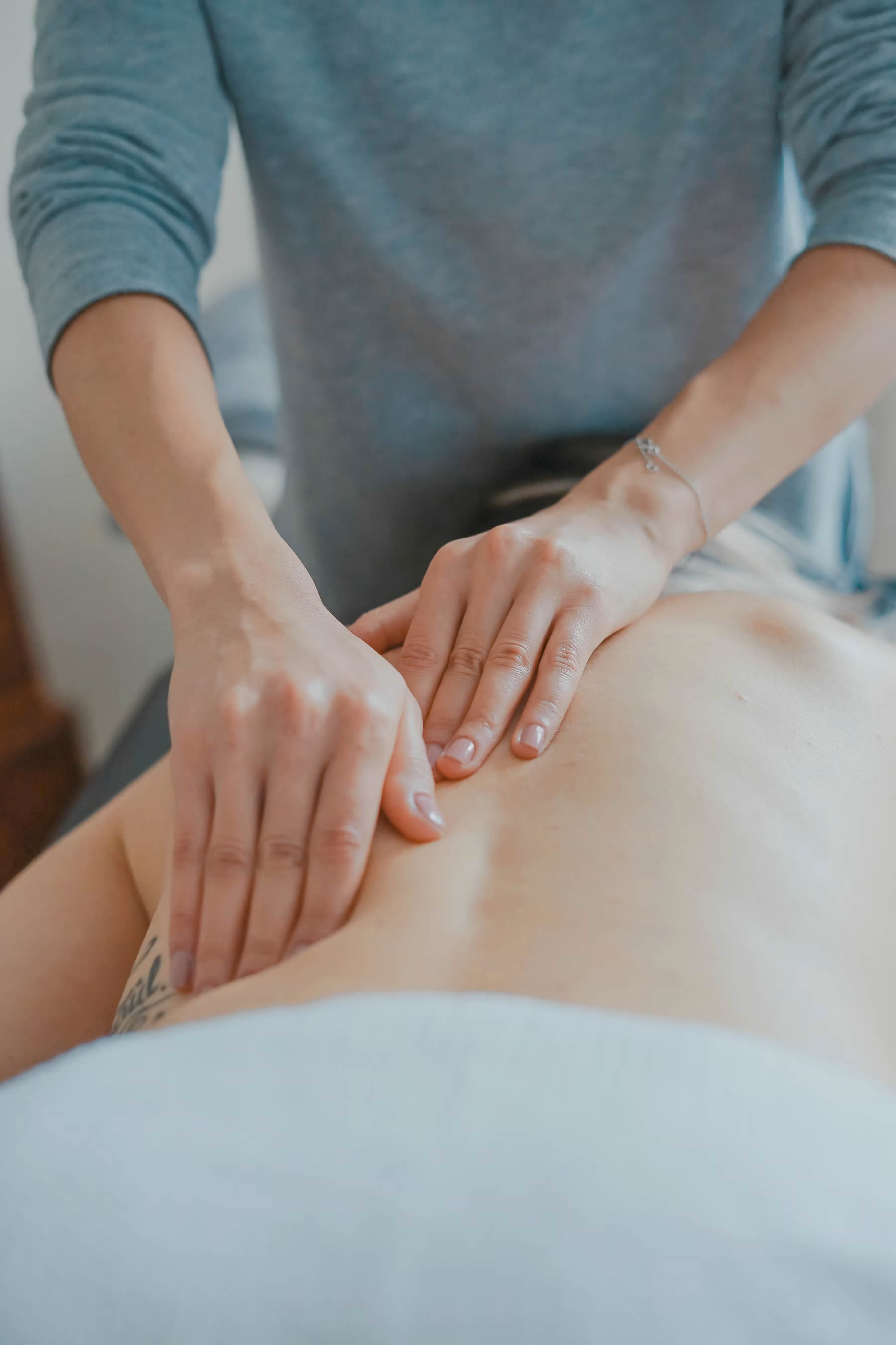 Massagem estética relaxante